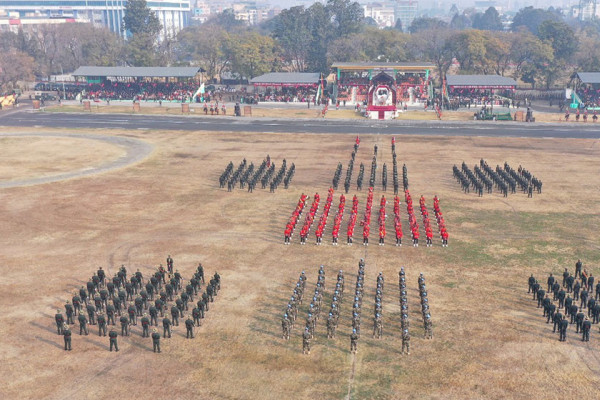 टुँडिखेलमा महाशिवरात्रि तथा सेना दिवसको पूर्वाभ्यास