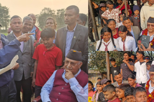 झापामा अध्यक्ष ओलीका सात दिन : ८० टोलमा मतदातासँग साक्षात्कार