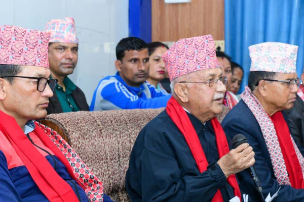 देश एनजीले होइन अपराधीले जलाएका हुन् : अध्यक्ष ओली