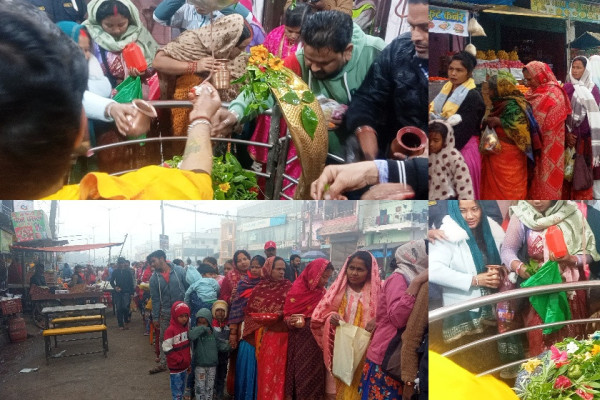 महाशिवरात्रिमा तौलेश्वरनाथ महादेव मन्दिरमा भक्तजनको घुइँचो