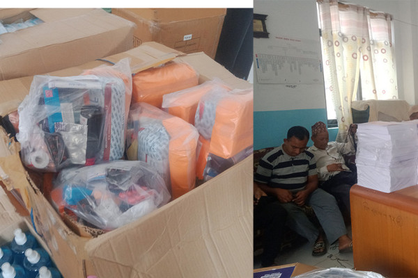 मतपत्रसहितका निर्वाचन सामग्री निर्वाचन क्षेत्रमा