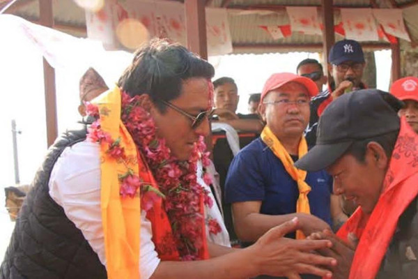 एमाले उमेदवार लामाको घोषणा- डाँडापारिलाई ‘कफी र जडिबुटी हब’ बनाउने