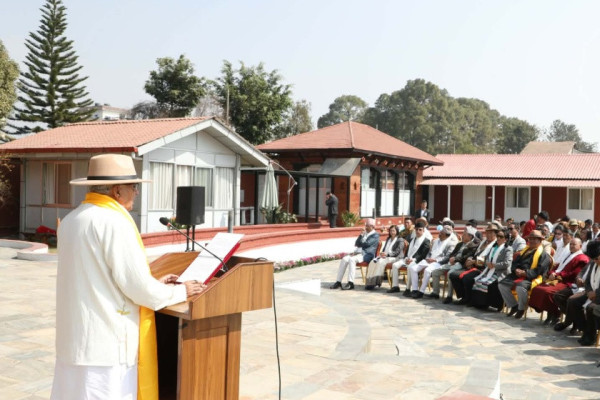 शान्ति, स्थायित्व र राष्ट्रिय एकताका लागी निर्वाचन सफल बनाउन राष्ट्रपतिको आग्रह