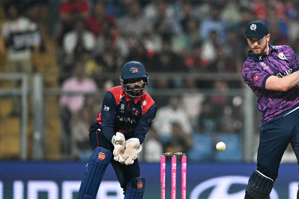 १५ ओभर : नेपालको फितलो बलिङ-फिल्डिङ, स्कटल्याण्डको आक्रामक ब्याटिङ