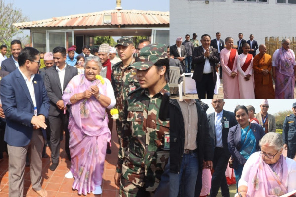 प्रधानमन्त्री कार्कीको लुम्बिनी भ्रमण सम्पन्न