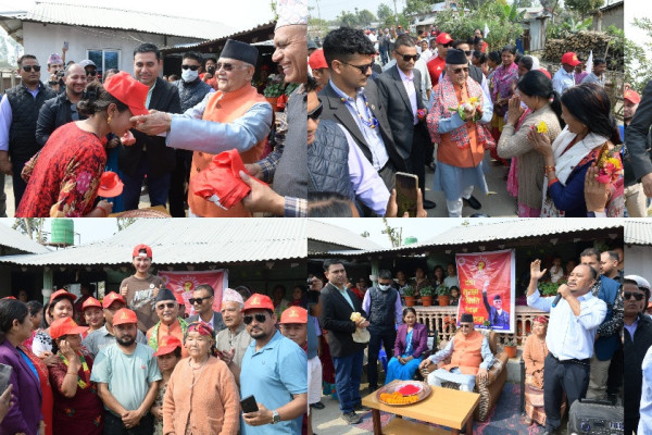 रास्वपासहित विभिन्न पार्टीबाट तीन सय ५० बढी एमाले प्रवेश, ओलीले गरे स्वागत