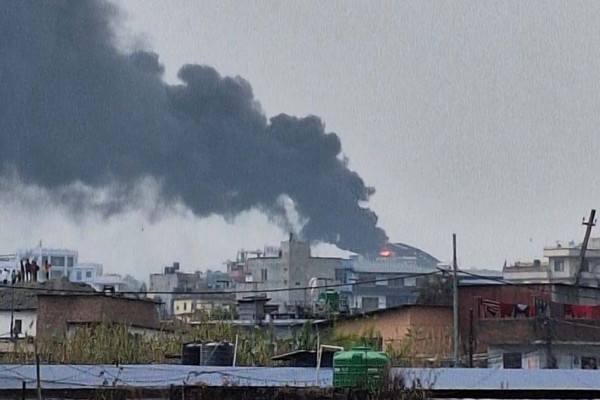 ललितपुरको दाउरा थकालीमा आगलागी