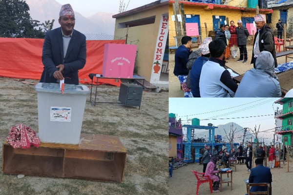 कालीकाेटमा शान्तिपूर्ण रूपमा मतदान सुरु