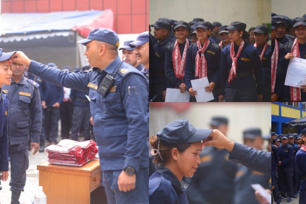 तस्बिरमा हेर्नुस् म्यादी प्रहरीको बिदाइ