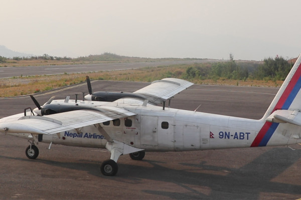 रेसुङ्गा विमानस्थलमा उडान प्रभावित