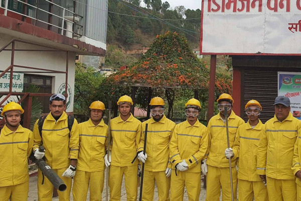 अर्घाखाँचीमा वन डढेलो नियन्त्रण गर्न टोली गठन