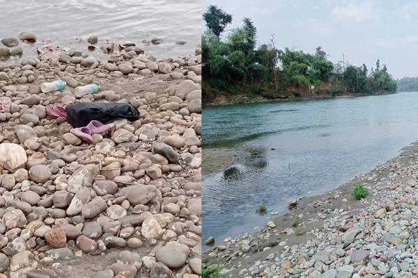 सुर्खेतमा दुई बालबालिकासहित आमा बेपत्ता, भेरी किनारमा भेटियो झोला र मोबाइल