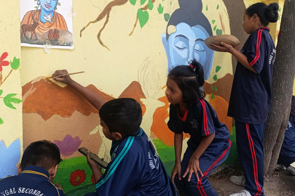 कला सिर्जनामा तिखारिँदै विद्यार्थीका क्षमता