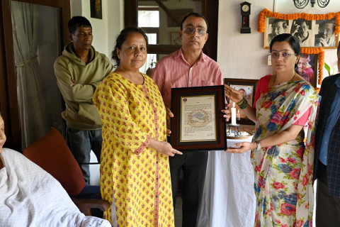 देवेन्द्रराज पाण्डेको निधनमा राष्ट्रपतिको समवेदना- मुलुकले निर्भीक लोकतन्त्रवादी गुमायो