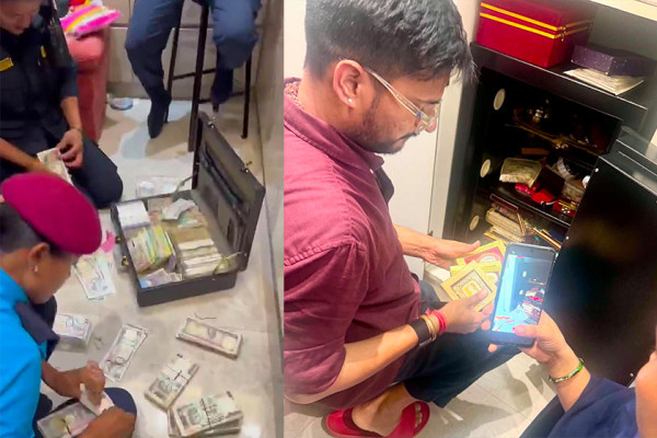कांग्रेस नेता डा. कनोडियाको घरबाट भेटियो ९ लाख ६० हजार बढी भारतीय रुपैयाँ