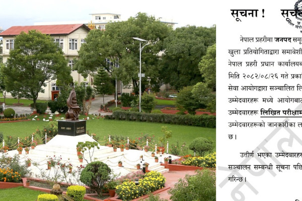 प्रहरी निरीक्षक पदको लिखित परीक्षामा ५१ जना उत्तीर्ण (नामसहित)