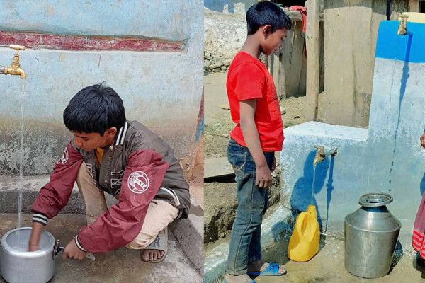 हिमाका घर-घरमा 'पानी धारा'