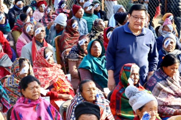 ‘आँखाका भगवान्’ रुइतले उदयपुरमा फर्काए सयौंको ज्योति !