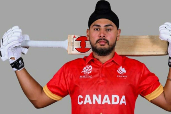 टि-२० विश्वकपमा क्यानडाको कप्तानी दिलप्रीत बजवाले गर्ने