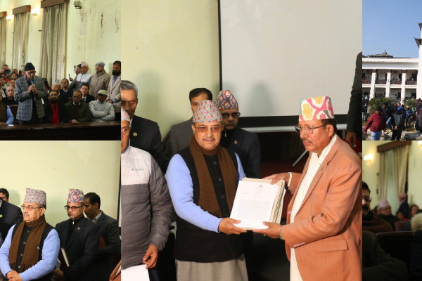 ८८५ महाधिवेशन प्रतिनिधिले हस्ताक्षर फिर्ता गरेको प्रमाणसहित आयोगमा देउवा समूह