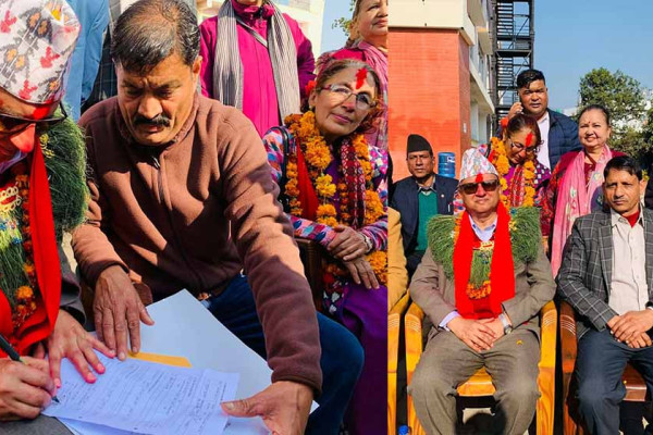 दाङ-२ मा शंकर पोखरेलद्वारा मनोनयन दर्ता