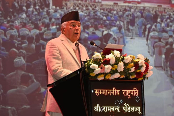 सुरक्षा निकायको धर्म मुलुक र जनताको सर्वोत्तम हित गर्नु हो: राष्ट्रपति पौडेल