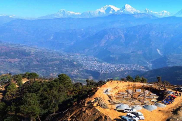 ‘ब्लु हिल’मा पर्यटकीय पूर्वाधार निर्माण गरिँदै