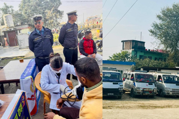 लागु औषध सेवन गरेका सात सवारी चालकमाथि कारबाही