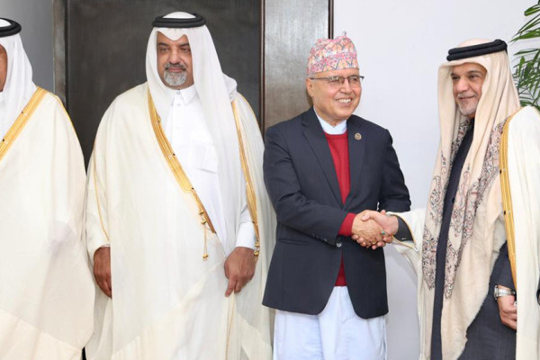 परराष्ट्र मन्त्री र अर्थमन्त्रीसँग कतारी प्रतिनिधि मण्डलको भेटवार्ता