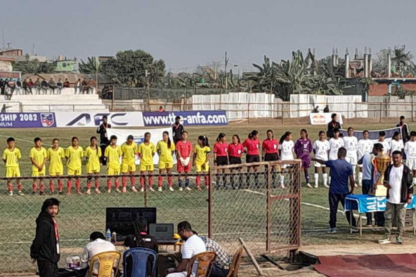 रेडबुल महिला फुटबल च्याम्पियनसिपमा एनआरटीको विजयी यात्रा सुरु