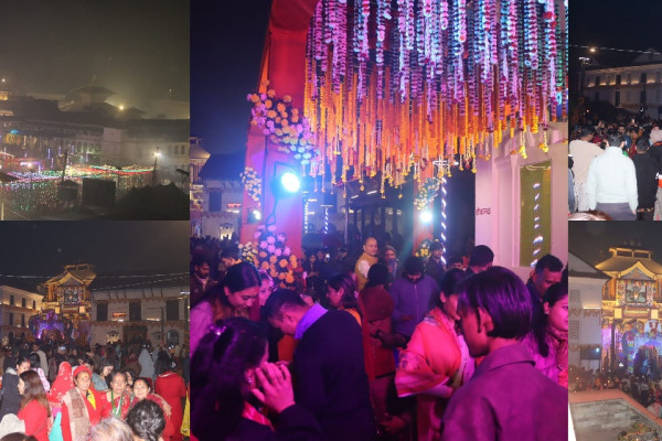 महाशिवरात्रि : पशुपतिनाथमा दर्शनार्थीसहित साधुसन्तहरूको घुइँचो (तस्बिरमा हेर्नुस्)