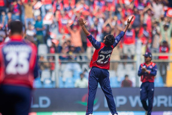 टी-२० विश्वकप क्रिकेटः नेपालविरुद्ध वेस्ट इन्डिजको गतिलो जवाफ