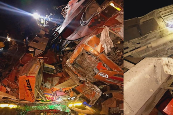 काठमाडौं आउँदै गरेको बस त्रिशूलीमा खस्यो : १७ को मृत्यु, २४ घाइते