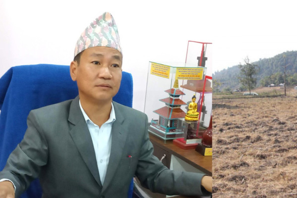 विमानस्थल बनाउने भन्दै पूर्वमेयर साम्पाङले रोक्का गरेको जग्गा फुकुवा