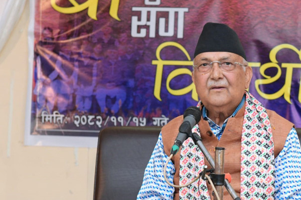 अझै निष्पक्ष निर्वाचनको वातावरण बनेको छैन : एमाले अध्यक्ष ओली