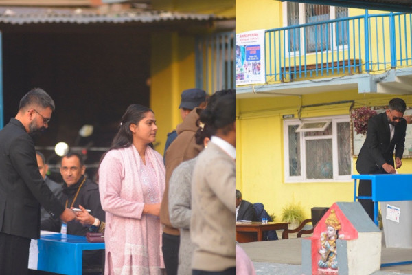 बालेन्द्रद्वारा मतदान