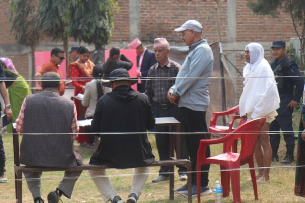 तनहुँमा किरियापुत्रीद्वारा मतदान