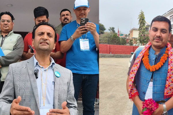 सिन्धुलीमा रास्वपाको 'क्लिन स्वीप': धनेन्द्र कार्की र आशिष् गजुरेल विजयी