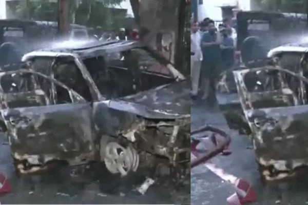 इन्दौरमा कार चार्ज गर्ने क्रममा आगलागी, ६ जनाको मृत्यु