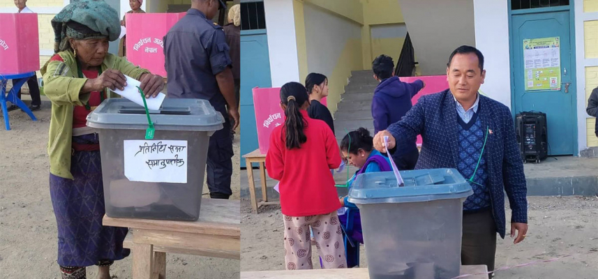 प्रतिनिधिसभा निर्वाचन: देशभर ३९ प्रतिशत मतदान