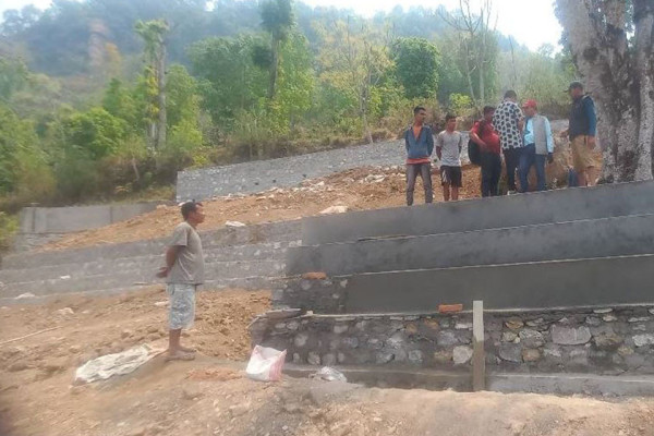 पर्यटन पूर्वाधार निर्माणका सम्झौता निर्माणस्थलमा