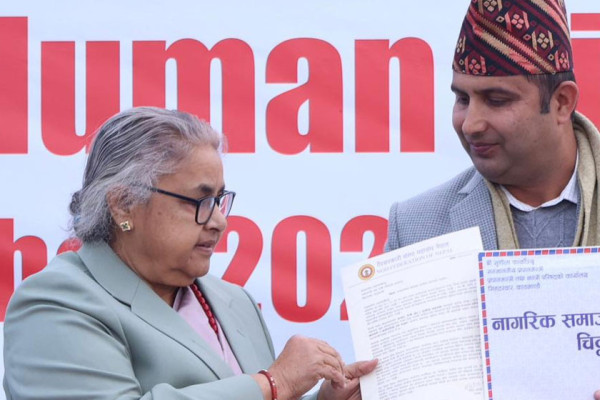 समसामयिक विषयको ध्यानाकर्षणसहित नागरिक समाजले प्रधानमन्त्रीलाई बुझायो पत्र