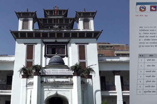 राष्ट्रिय सभा निर्वाचनः सातै प्रदेशमा निर्वाचन केन्द्र तोकिए, कुन प्रदेशको कहाँ?